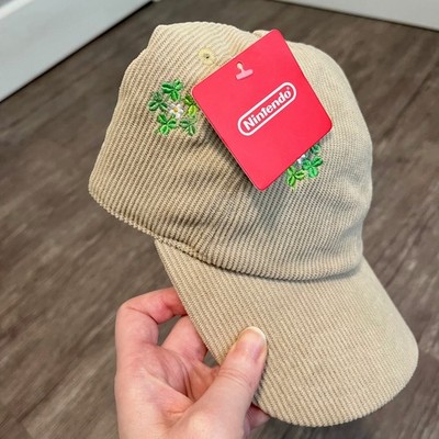 NWT Official Nintendo World Pikmin Corduroy Baseball Cap Hat NY