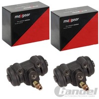 2X Maxgear Radbremszylinder 19Mm Passend FüR Mitsubishi Carisma Space