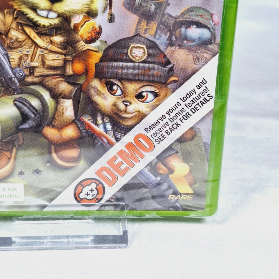 Conker: Live & Reloaded (Microsoft Xbox, 2005) - PAL - Rare Sealed DEMO Version - Image 2 of 4