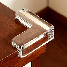 8-Pack Clear Corner Guards for Baby Proofing - Extra Thick Soft Edge Bumpers, Ea