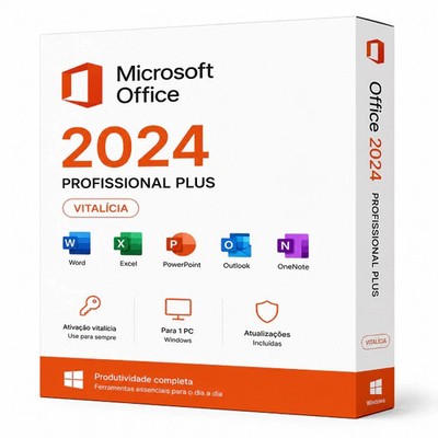 Microsoft Office - 2024 | Compra única, 1 dispositivo  Windows 10/11  32/64Bits