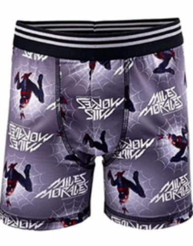 Spiderman Miles Morales Boys Athletic Boxer Brief sz8 3pr Moisture Wick Material - Picture 3 of 7