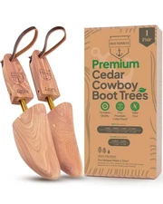 HOUNDSBAY Cowboy Boot Trees, Cedar Western Boot Tree for Men  Women, Shoe Tre...