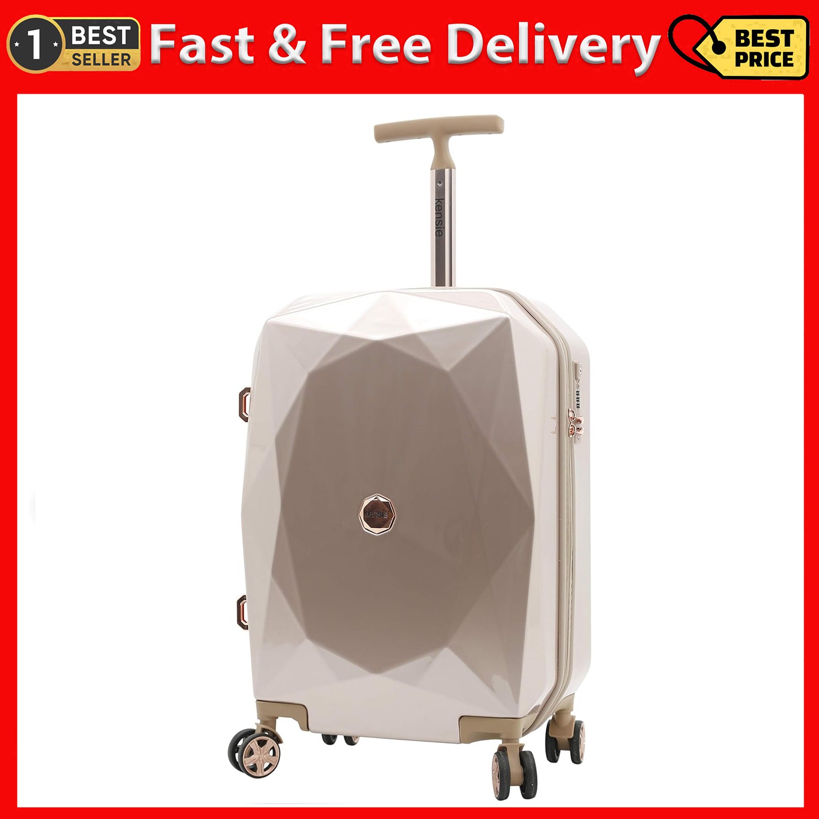 Set, Rose Gold, 20-inch Carry-on