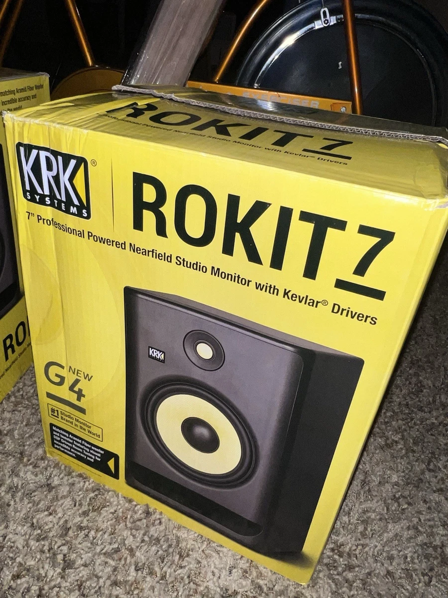 KRK ROKIT 7 G4 7 inch Powered Studio Monitor for sale online | eBay