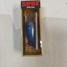 VINTAGE RAPALA FAT RAP FR-5 - SPECIAL COLOR ( Blue ) - FINLAND