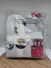 Berkshire Blanket Velvet Soft 55" x 70" Peanuts Throw Snoopy Christmas New
