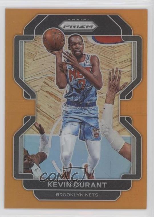 2021-22 Panini Prizm Orange Prizm 2/49 Kevin Durant #120 hs9