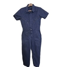 Tuta Zara donna taglia MEDIA con zip, SNAP, PEZZO UNICO BLU