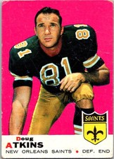 Doug Atkins 1969 Topps #105 New Orleans Saints