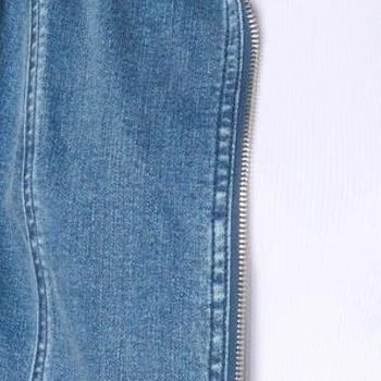 Isaac Mizrahi Live! Chaqueta Mujer Talla L True Denim Indigo Cremallera Frontal Azul A652983 Foto 2 de 4