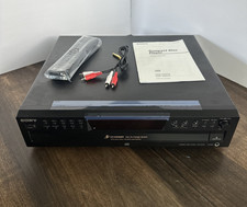 Sony CDP-CE375 5-Disc Carousel CD Changer Player Stereo Optical Tested Remote