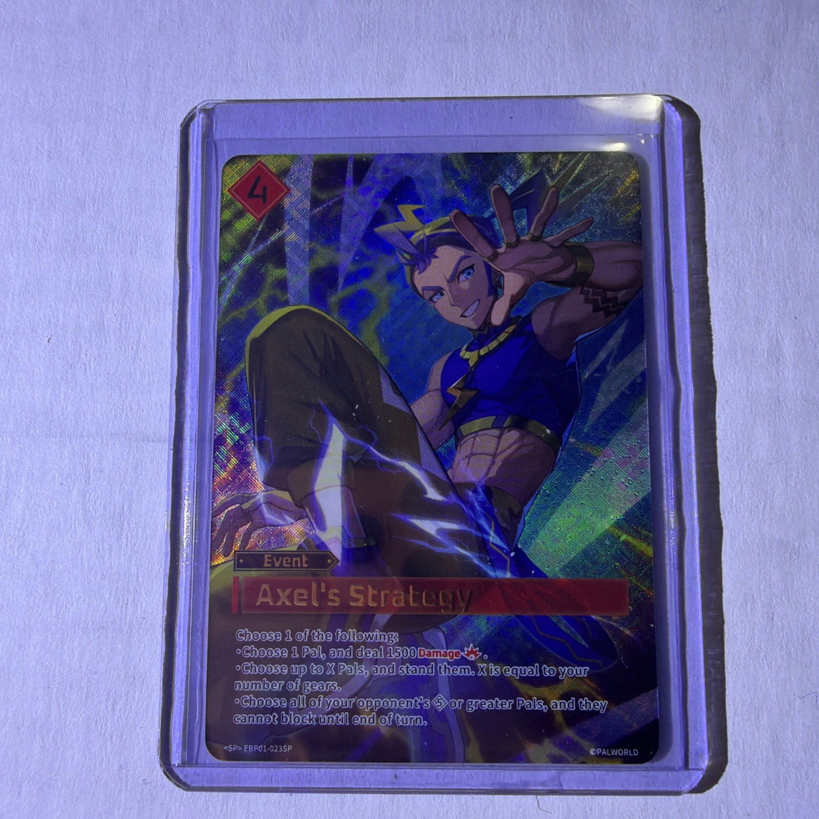 Palworld Palworld Official Card Game Axel's Strategy SP Foil EBP01-023SP EN