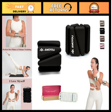 Wrist Ankle Weights Set - 2 lb Total 1 lb Each for Walking, Yoga, Cardio, St