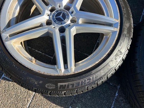 4 ALU 18" WINTERRÄDER MERCEDES C-KLASSE W205 225/45R18 95V 245/40R18 97V RDKS - Bild 8 von 12