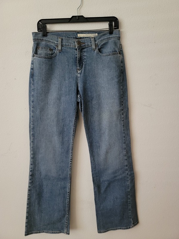 DKNY JEANS Petite Boho Med Wash Jeans Size 8L
