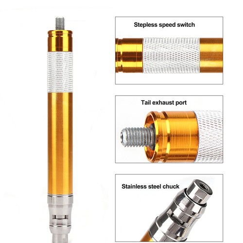 Kit matite smerigliatrice micro ad aria 1/8"" penna incisione rettifica pneumatica - Foto 3 di 16