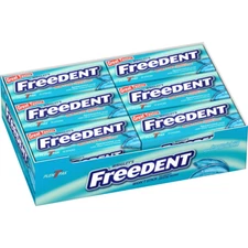 Wrigley's Freedent Spearmint Chewing Gum, 15 Sticks (12 Pack)