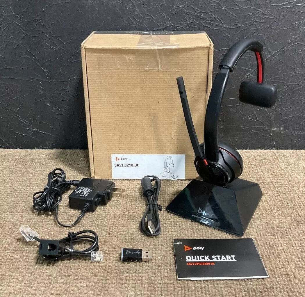 Plantronics Savi 8210M UC Wireless DECT Headset System 209212 01
