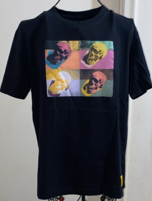 【 PROJECT】25SS★ Andy Warhol bear T-shirt SPRZ NY X Andy Warhol NWT Black Cotton Dollar Sign Graphic T