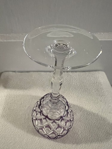 Vintage Peill & Putzler Amethyst Cut To Clear Wine Hock Glass 7.5” Germany - Picture 4 of 5