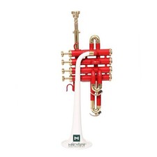 Piccolo Trumpet Classic Brass Mouthpiece Carry Case Bb Pitch Musical Instrument