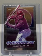 2021 Chronicles Overdrive Javier Baez ￼#1 Chicago Cubs