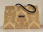 Dolce & Gabbana Small Gift Paper Bag Gold Pattern Design