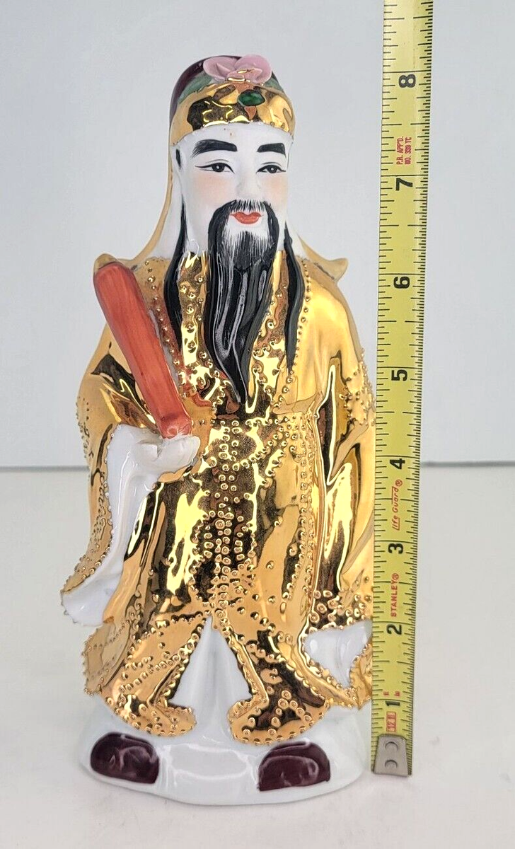 Vintage Fuk Luk & Sau Chinese Three Wise Men Asian Feng Shui With