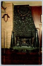 Old Original Bookbinders Restaurant Philadelphia Postcard Pennsylvania Fireplace