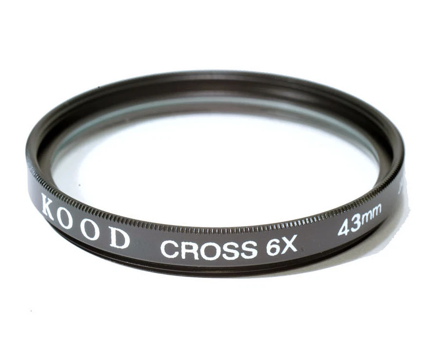 43mm Starburst x6 Filter Made in Japan Star 6 Filter 6PT Kood Quality Glass - Image 1 of 1