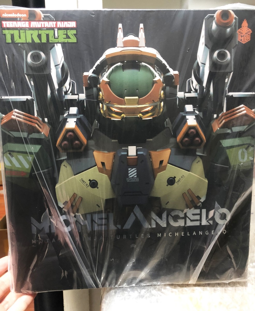 HEATBOYS ミケランジェロ 23cm アクションフィギュア HB0014 New In Stock HeatBoys HB0014 Robot Mecha Michelangelo Metal