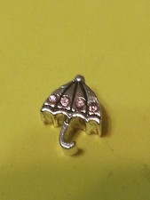 New European Charm Silver  Pink Umbrella. Buy 1, 19 more ship free Buy 5 get 1