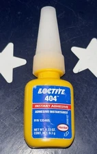 Loctite 404 Instant Adhesive  0.33 Oz  9.3g   135465   ONE BOTTLE