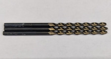 3 ITW #38 Parabolic Flute Jobber Length Drills HSS 135 S/Pt Wire Gauge 38 USA