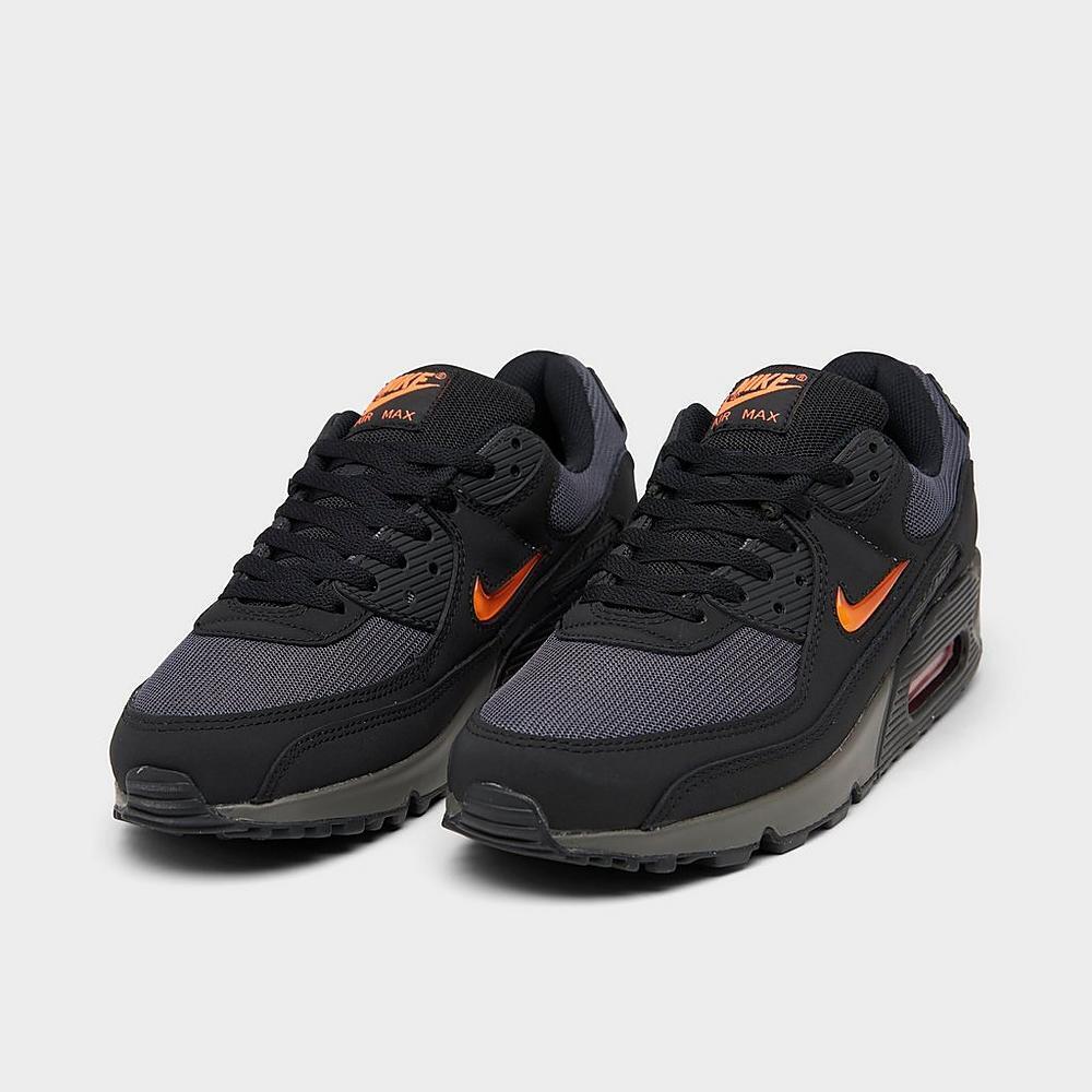 zwart knijpen Ieder Nike Air Max 90 Jewel Swoosh Black/Safety Orange/Grey 2022 Men Retro Shoes  NEW | eBay