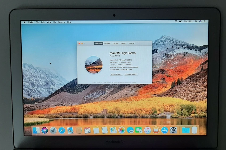 Apple MacBook Air 13" 2011 · i5 · 4GB · 121GB, photo 4 of 5