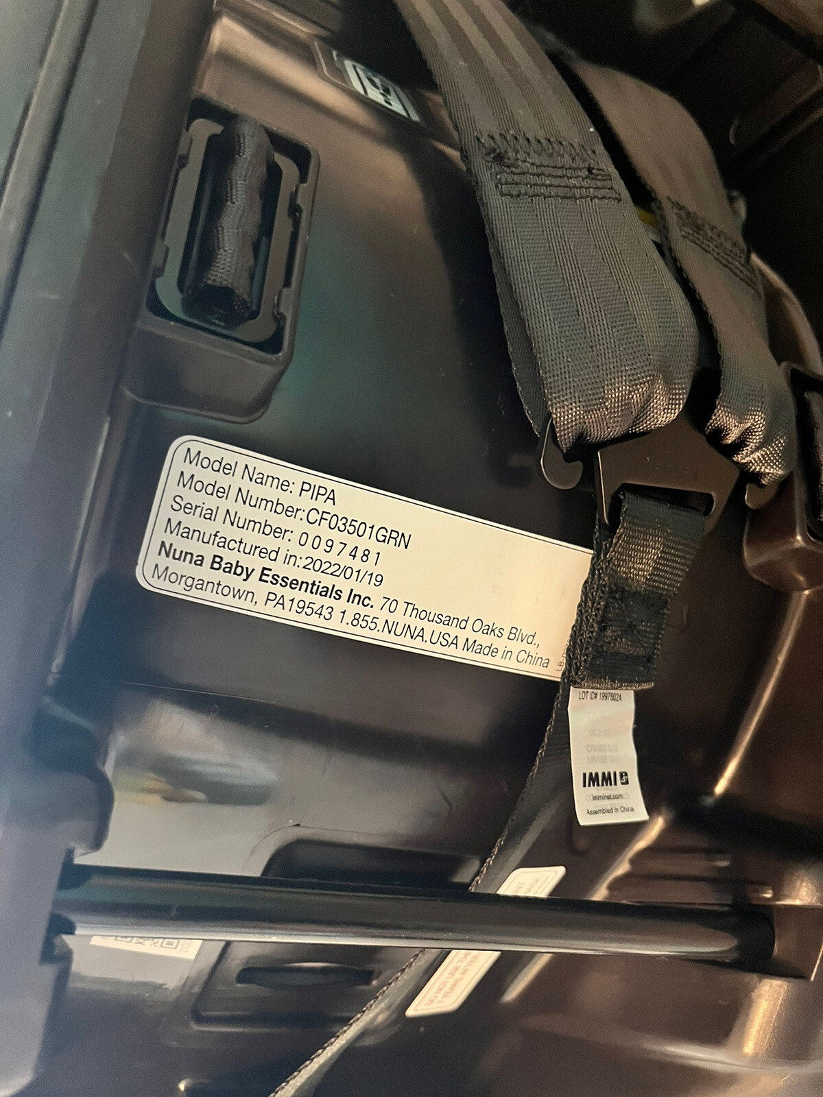 nuna pipa infant car seat and base eBay