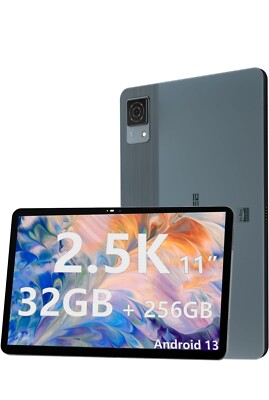 Android 13 Tablet 11 Zoll, 2,5K Display, 32(12+20)GB RAM 256GB ROM (TF 2TB) 