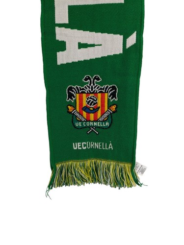 U.E. Cornella Fan FC Football Soccer Scarf Bufanda Futbol NEW OEKO-TEX - Picture 3 of 8