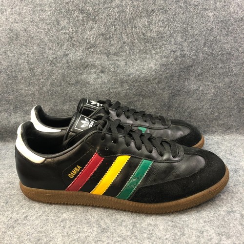 Adidas Sneakers Men\u0026#039;s 10.5 Samba Bob Marley Black Leather Retro Shoes  *READ* | eBay