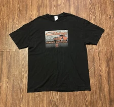 Vintage Dodge Charger T-Shirt XL Black Crew Cotton Mopar Healthy Directions USA