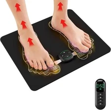 19-Level EMS Electric Foot Massager Pad – Circulation Mat & Muscle Stimulator