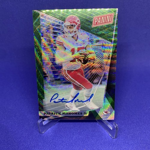 2018 PANINI NATIONAL GOLD VIP AUTO PATRICK MAHOMES UNGRADED  22/25