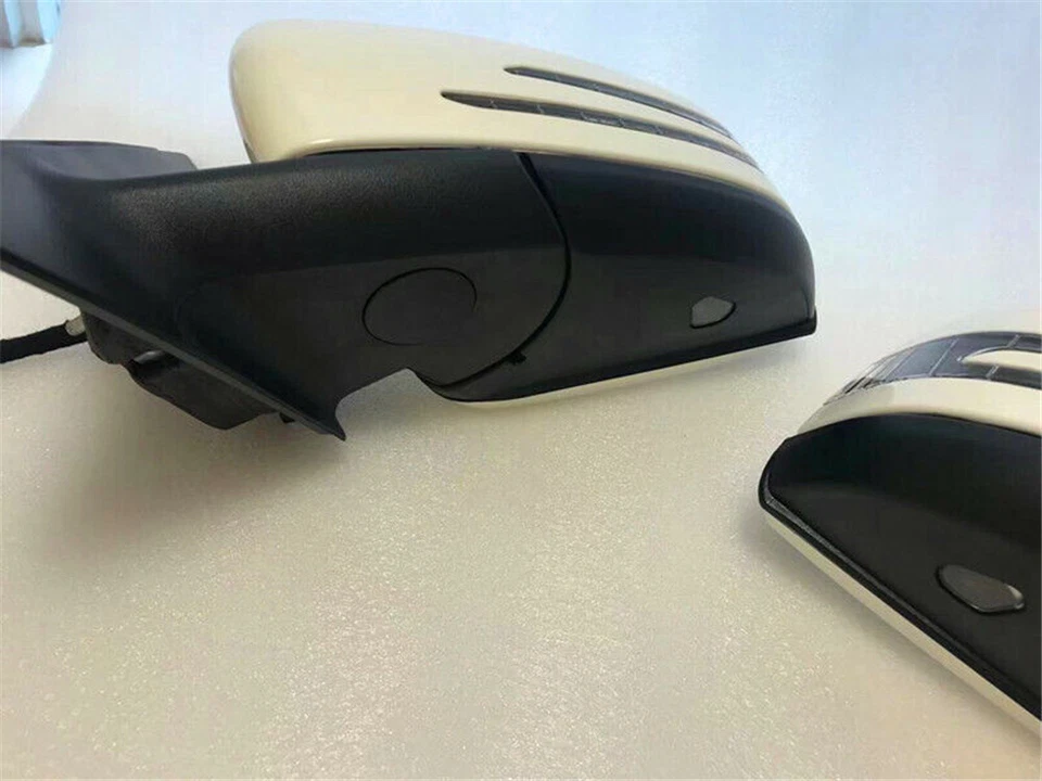 Conjunto de espelho retrovisor GLK para Mercedes Benz X204 GLK350 GLK250 GLK300 branco 2 peças - Imagem 4 de 4