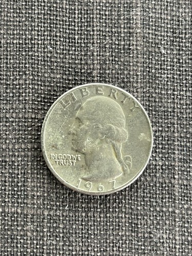 1967 Quarter No Mint Mark VERY RARE error - 第 2/8 張圖片
