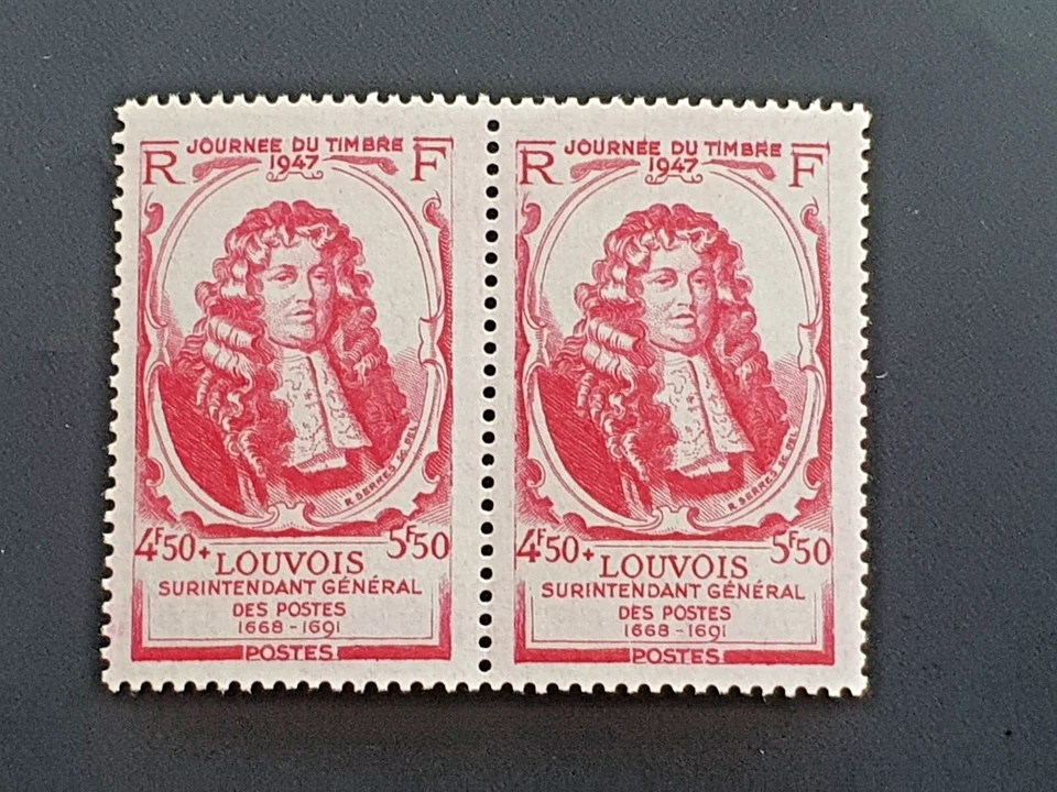 FRANCE 1947 N°779 en paire horizontale Yvert 2023 MNH** - Photo 1/1