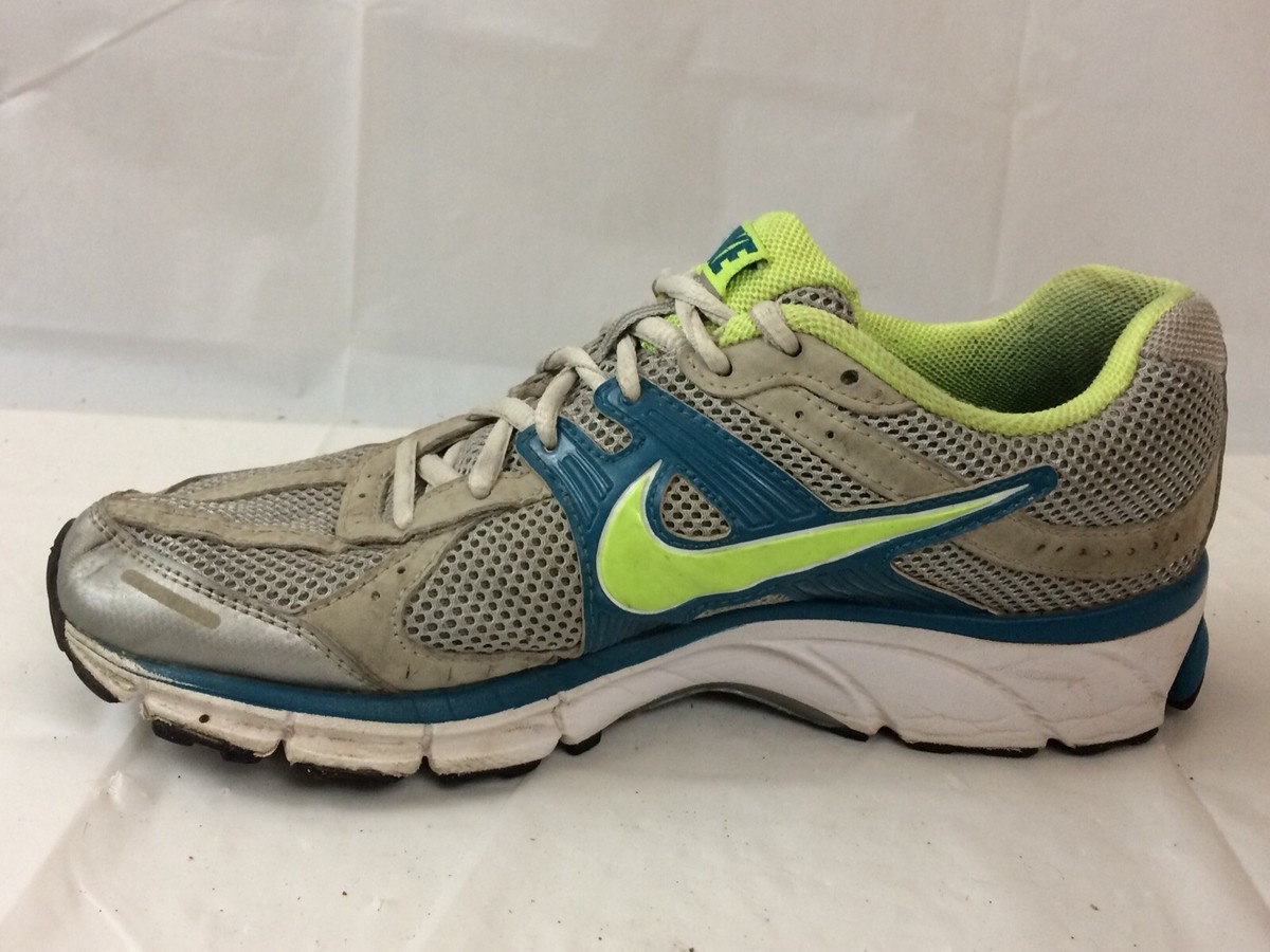Nike 396040-001 Womens M Pegasus 27 Teal Blue Gray Green Running Shoes  Sneaker