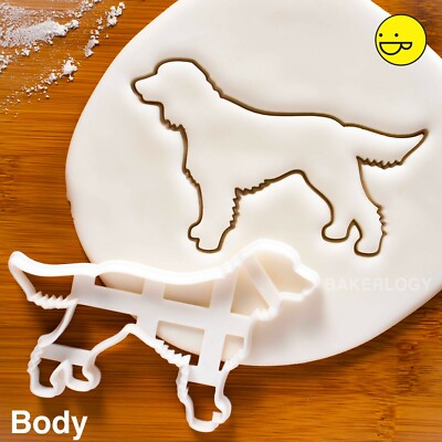 Working Cocker Spaniel Silhouette Ausstecher - Jagdhund Geburtstag Leckerli