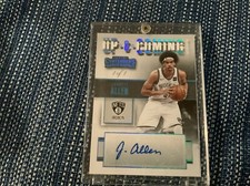True 1/1 Rc Auto Jarrett Allen 201718 Panini Up And Coming